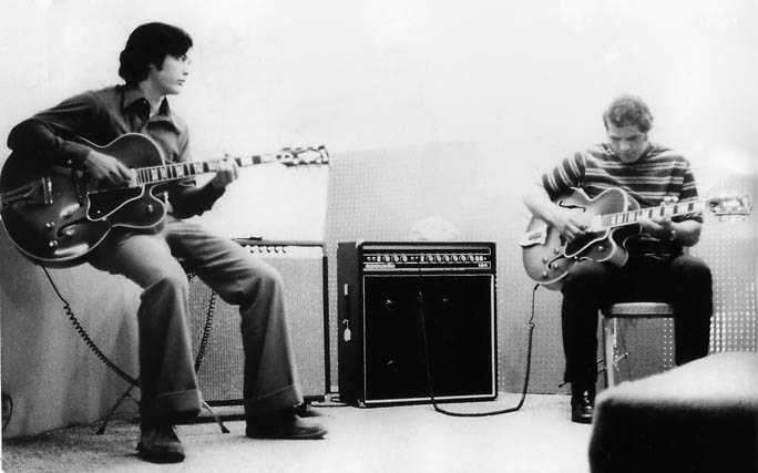 Eddie and Warren Nunes playing around 1975.